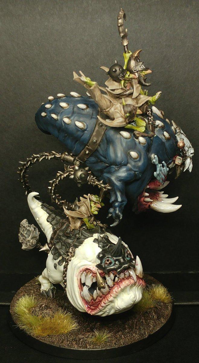 Giant Squigs Goblins Squig Riders Warhammer Fantasy Gallery Dakkadakka 7022